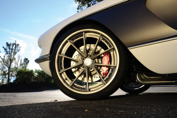 The HRE rims were pre-production units that 
were not previously available.