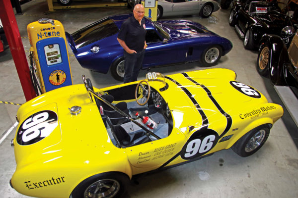 Built by Brian Angliss of AC Cars in the late 1960s, this recreation is virtually identical to the original Shelby Cobra Allen Grant raced for Coventry Motors.