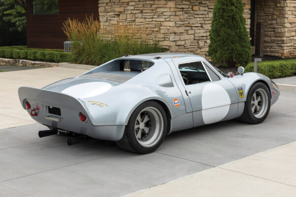 Polar Silver paint and racing decals give this 904 a period-correct look.