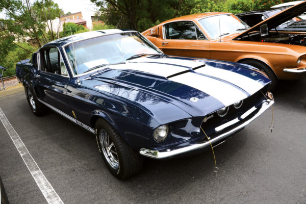 The paperwork on Robert Silva’s ’67 Shelby GT350 indicates that it’s an early car, No. 1102, found 
unrestored and kept in a warehouse in San Francisco for 37 years.
