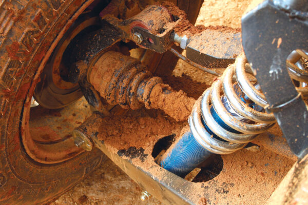 Heavy-duty components are added to handle punishment on rugged terrain.