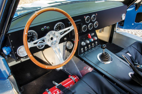 The cockpit has a classic treatment, but with a few creature comforts such as air conditioning and power steering cleanly integrated.