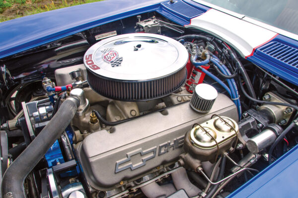 The 502 big block was originally for a Camaro drag racer, but it was modified for the street and punched out to 509 cubes, way bigger than the original Grand Sports ever had.