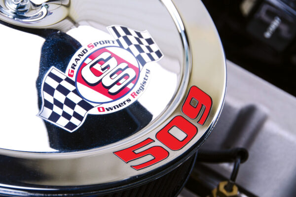 An 18-gallon stainless steel gas tank was made to fit in the trunk area.