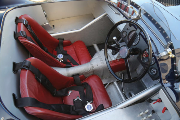 Except for the rich red leather seat upholstery, the rest of the cockpit is functional in execution.