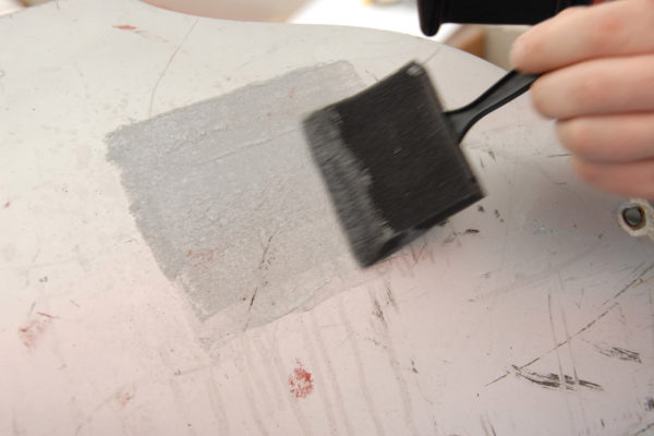 Paint Stripper can be either sprayed on or applied with a brush, depending on the size of the area needing treatment. 