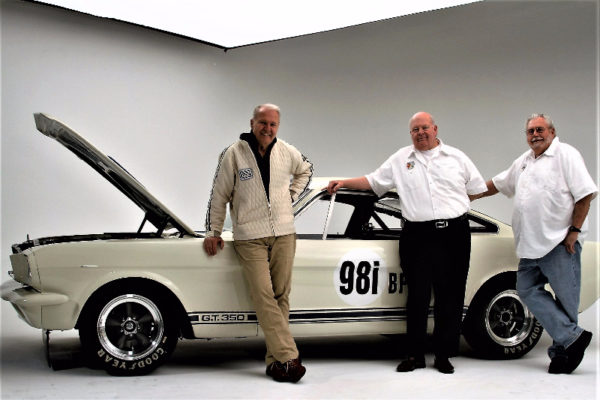 The crew at OVC Mustangs. From right: Peter Brock, Jim Marietta and Ted Sutton.