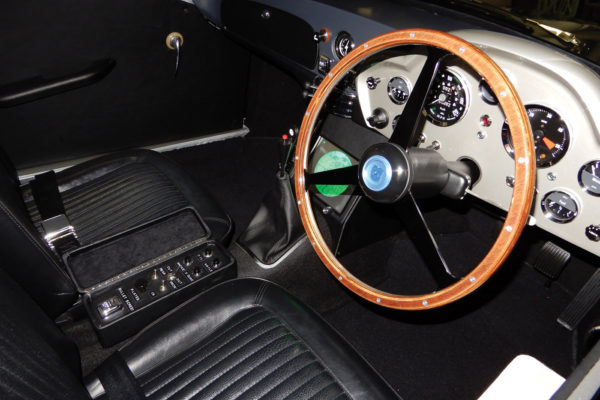 The interior is pretty authentic, with much genuine Aston jewelry. Gadgetry and switchgear is all faithfully reproduced.