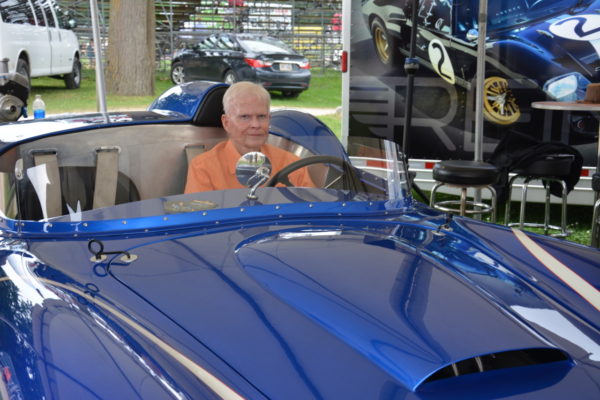 Don Devine, also drove one of the original Scarabs. We had a great time hearing about his car collection and thoughts on the Scarab.