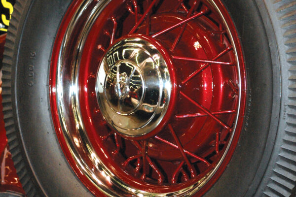 Bias-ply tires have that old-timer’s look, but obviously can’t compete with current tire technology.