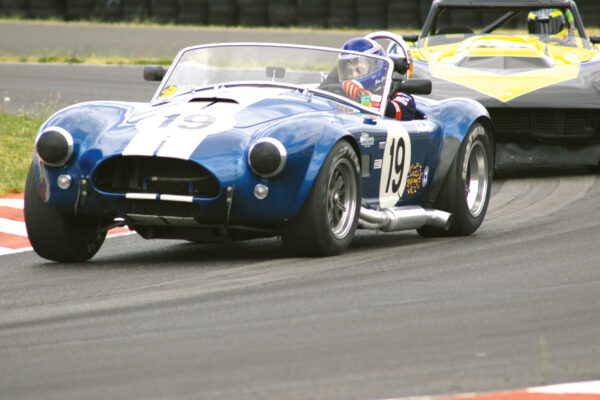 Cobra replicas obviously require performance rubber, and these Goodyears have a tall sidewall 
that fills the wheel well.