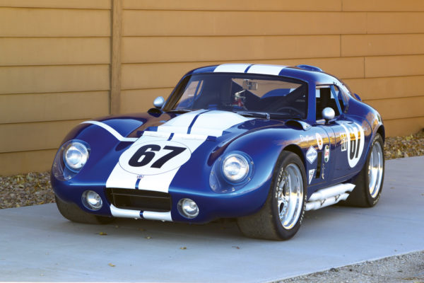 While the lines are familiar to Cobra Coupe enthusiasts, Mahlon expanded on the configuration in several significant ways, including the addition of a Gurney bubble on the roof.