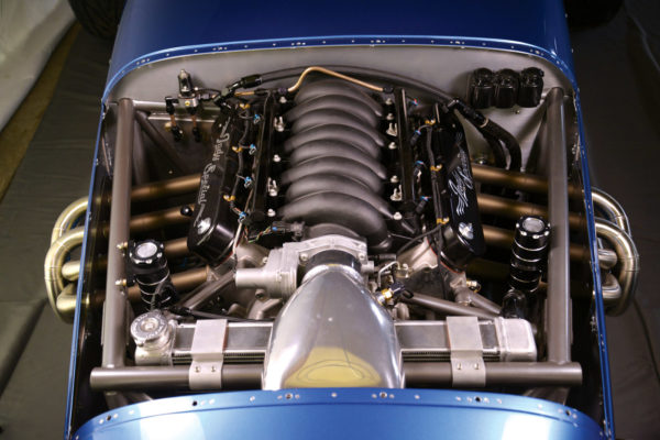 The aluminum General Motors LS3 engine supplied 
by Pace Performance makes a staggering 495 hp.