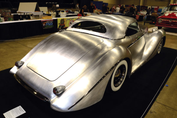 Rick Dore’s Shangri-La is becoming a popular fixture on the show circuit, with a bodacious body handcrafted by Luke Deley of Marcel’s Custom Metal shop.